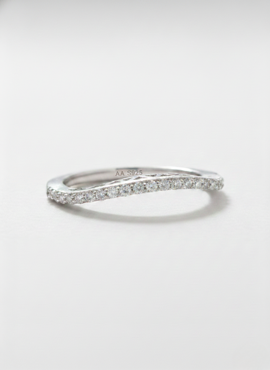 Anel Moissanite Prata 925 - AP270-CHU-19