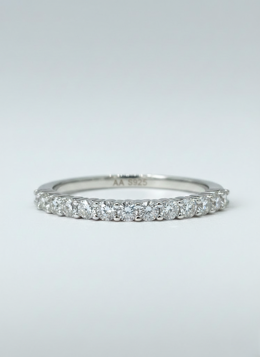 Anel Moissanite Prata 925 - AP256-CHU-23