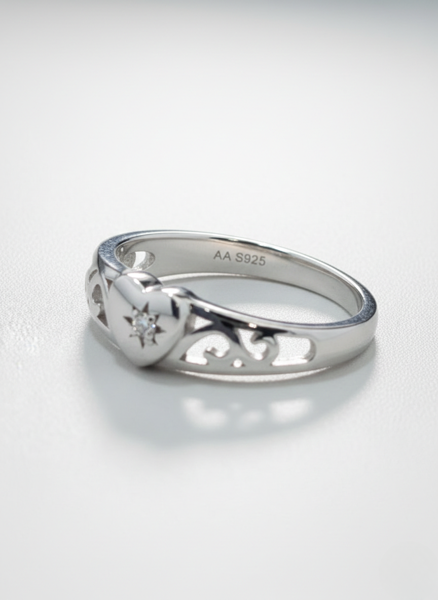 Anel Moissanite Prata 925 - AP234-CHU-24