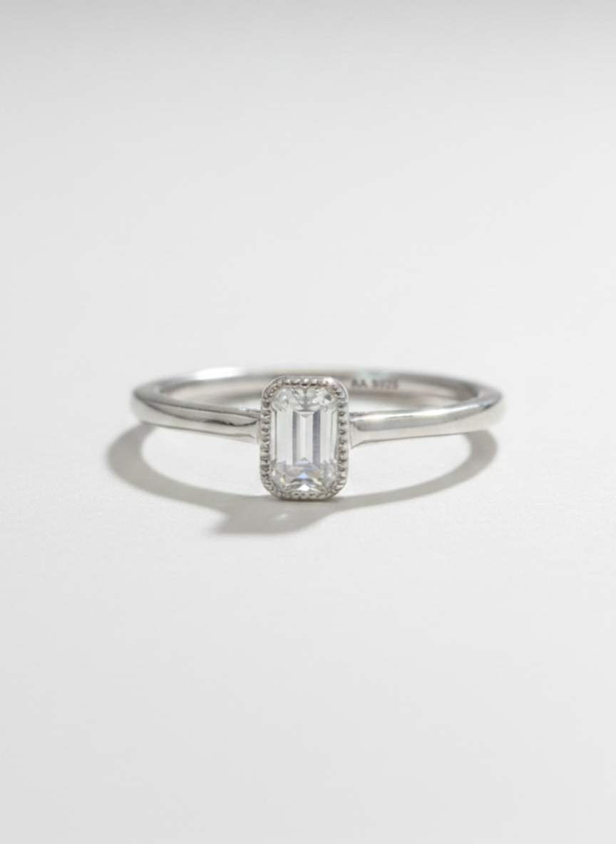 Anel Moissanite Prata 925 - AP279-CHU-26