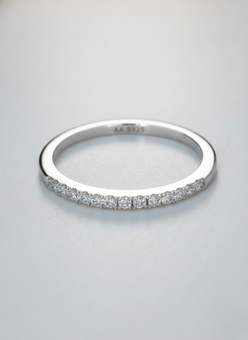 Anel Moissanite Prata 925 - AP271-CHU-30