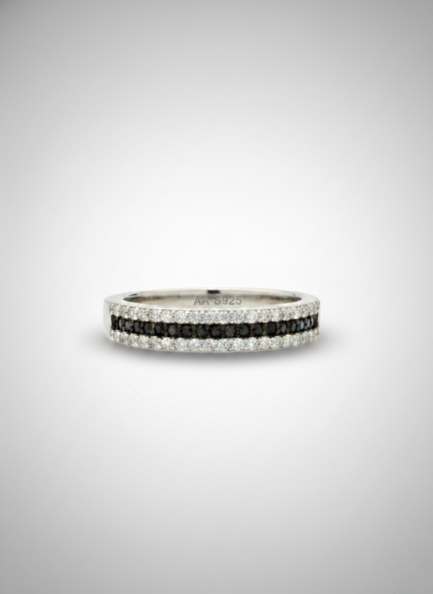 Anel Moissanite Prata 925 - AP244-CHU-36